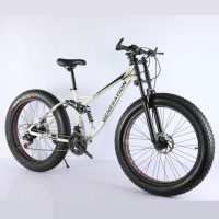 Vélo de montagne 26 pouces, suspension intégrale, VTT, Fat Bike, pneus 4.0, frein à disque hydraulique, vélo de montagne pour adultes