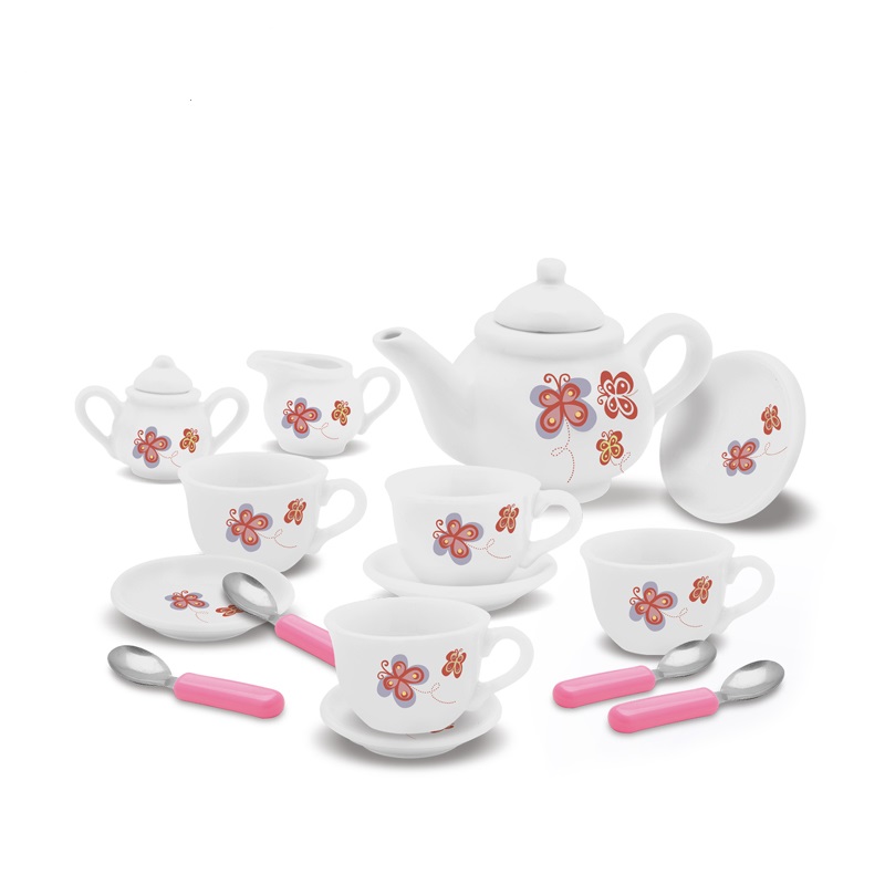 Juego De Té De Silicona Para Niños Con Tazas Y Accesorios, Juguete De Imitación Para Fomentar La Creatividad Y La Coordinación, De 3 A 6 Años