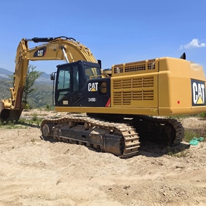 Excavatrice sur chenilles Cat 349D2 d'occasion en bon état, 49 tonnes, grande pelle, faible nombre d'heures de travail, certifiée CE, prix usine, en stock à vendre - Product Image 1
