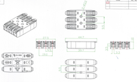 Connecteur de câblage électrique OJ-283 à 3 broches 221, connecteur de bornier rapide breveté aux États-Unis, distributeur agréé
