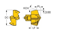 Tête de foret en carbure monobloc indexable NIGEL Brand ICP046 IC908, pointes remplaçables, perçage de trous profonds économique