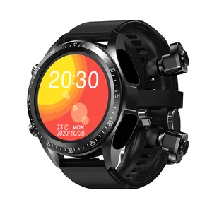 JM03 casque montres intelligentes 2023 avec écouteurs TWS Bluetooth appel musique contrôle tension artérielle détecter Smartwatch