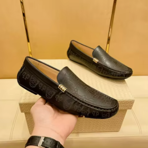 Mocasines de Cuero para Hombre, Zapatos Casuales de Primavera/Verano, Ligeros, Transpirables, Antideslizantes, de Corte Bajo, Sin Cordones, Venta al Por Mayor - Product Image 2