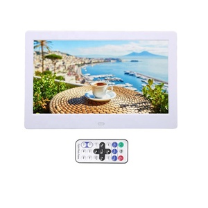 Cornice digitale da 10.1 pollici, supporto che incorpora lo schermo digitale nei banchi di visualizzazione del prodotto, orologio e calendario integrati - Product Image 1