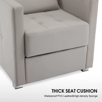 Fauteuil de lavage de cheveux pour salon avec bac en céramique réglable et inclinable, pour lavage en position allongée
