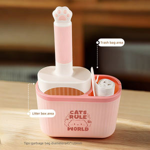 Toptan Kaka Küreği Toplu Dayanıklı Plastik Çöp Küreği Kancalı Saklama Kutulu - Product Image 5