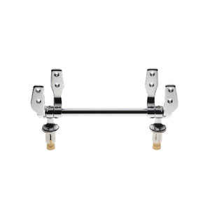 Bisagras cromadas para asiento de inodoro de 19,5 cm de longitud con soportes de montaje para uso de repuesto - Product Image 1