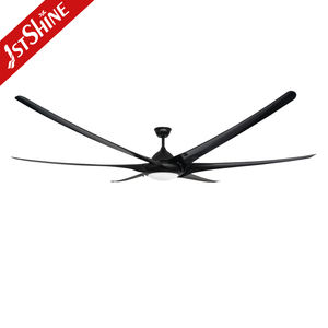 1stshine высококачественный черный корпус Abs с охлаждающим вентилятором 100 дюймов Большой энергосберегающий потолочный вентилятор с подсветкой - Product Image 2