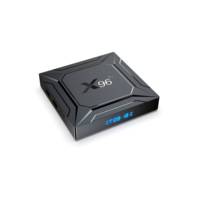 Nouveau Boîtier Décodeur Android Intelligent 4K X96M200 S905X5M 14 AI TV 2025 avec Processeur Quad-Core, Wi-Fi Double Bande et LAN 1000M