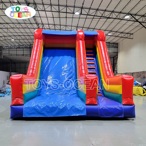Nhà máy tùy chỉnh chất lượng cao sân sau hồ bơi trượt nước Inflatable trượt trẻ em khô trượt sân chơi để bán - Product Image 5