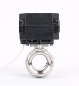 Dn25 mini thiết bị truyền động điện bóng van 2 cách thép không gỉ điều khiển cơ giới thiết bị truyền động van AC/DC9-24V DC9-35V - Product Image 2