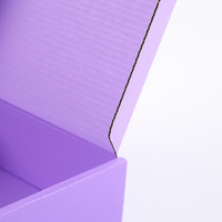 KAKA ecommerce violet emballage luxe cartons boîte pour emballage tshirt a4