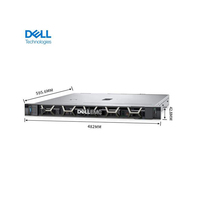 Meilleure vente Dell E-2378G R250 1U Rack Server Xeon Processeur SSD Disque dur 64 Go de mémoire Perc H345 Array Card en stock!