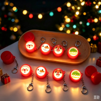 Jouet de décompression lumineux de Noël, sonore, sensation mécanique ASMR, mini panier vapeur, pendentif lumineux, décoration de fête