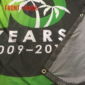 Bannières de clôture en maille de soie imprimées numériques personnalisées pour la course à pied Marathon Sports Games Events Sponsors Publicité Chantier de construction - Product Image 3