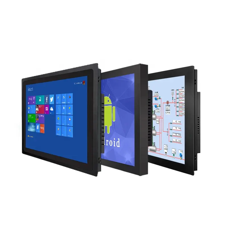 Ip65 Waterproof Pc Fanless Touch Screen Industrial Panel Pc Fanless Industrial All In One Computers Panel Pc Industri