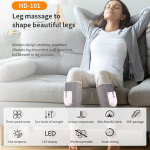 Masseur de mollets à compression d'air pour la circulation et la relaxation, avec enveloppes réglables, pour la maison et le bureau, HD-101 C - Product Image 3