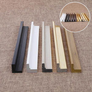 Оптовая продажа, плавающая парусиновая рамка с деревянными рамками для домашнего декора, пластиковая рамка для рисования под заказ, цифровая печать логотипа - Product Image 3