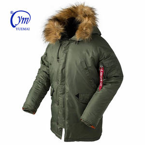 N3B pelliccia con cappuccio spessa calda <span class=keywords><strong>parka</strong></span> di sicurezza invernale da <span class=keywords><strong>uomo</strong></span> cappotto invernale russo piumino invernale da <span class=keywords><strong>uomo</strong></span> <span class=keywords><strong>Parka</strong></span> lungo - Product Image 2