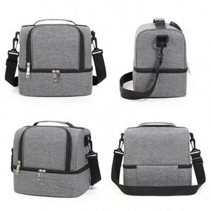 Sac isotherme double couche en tissu épais avec feuille d'aluminium pour le stockage de biberons de lait maternel en extérieur - Product Image 6