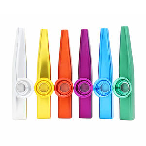 Offre Spéciale enfants adultes facile petit accompagnement Instrument de musique diffusion en direct blogueurs métal <span class=keywords><strong>sifflet</strong></span> couleur <span class=keywords><strong>KAZOO</strong></span> - Product Image 1