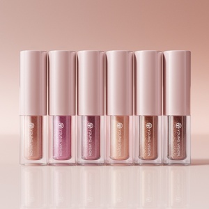 YOUNG VISION Fard à paupières liquide 6 couleurs, effet nacré métallique brillant, paillettes fines, soyeux, illuminateur, <span class=keywords><strong>maquillage</strong></span> asiatique - Product Image 1