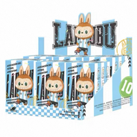 100% Original et Authentique pour Monster Popmart Labubu Série Football Argentine Boîte Mystère Équipe de Football PVC Monster Popmart Labubu