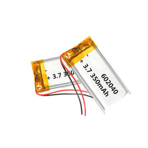 Kc <span class=keywords><strong>3</strong></span>,7 v 701250 350mah pequeña batería de polímero de litio recargable - Product Image 3