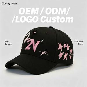 Gorra de Béisbol de 6 Paneles con Bordado 3D en Relieve, Logotipo de Estrella Personalizado, Fábrica BSCI para Mayoristas, Servicio OEM - Product Image 1