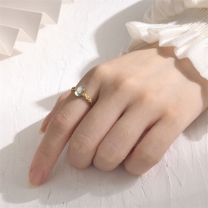New Fashion Jewelry Stainless Steel <b>Cz</b> Zircon Hoop <b>Ring</b> Jewelry - Product Image 5