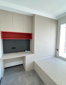 Letto Tatami Moderno Convertibile in Legno Massello con <span class=keywords><strong>Armadio</strong></span> Integrato <span class=keywords><strong>e</strong></span> Libreria per Arredamento Camera da Letto in Appartamento - Product Image 2
