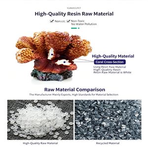 Décoration de rocher artificiel en corail, très vendue, pour aquarium, paysage aquatique, cachette pour <span class=keywords><strong>poissons</strong></span> et crevettes - Product Image 3