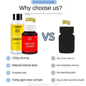 Campione Gratuito: Agente Colorante per Vestiti Ecologico e Facile da Usare per Rinnovare Vecchi Colori, Fissaggio del Colore che Non Sbiadisce Facilmente - Product Image 3