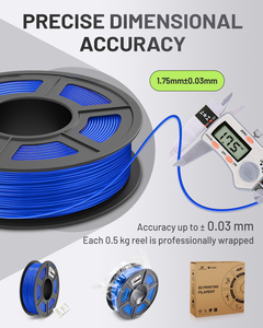 Filament d'imprimante 3D COLIDO 95A en TPU flexible, 500 g, bobine de 1,75 mm de diamètre, durable et élastique, 1 paquet, bleu Shore, pour impressions 3D - Product Image 3