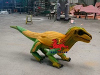 Nouveau robot dinosaure réaliste animatronique, robot chien télécommandé, Velociraptor