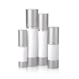 Airless Pump Bottle 30ml Empty White Round As Airless Pump Bottle For Lotion