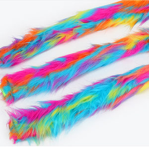 Juguetes de Cola de Perro para Masticadores Agresivos, Juguete de Peluche con Mango Elástico, Juguete Interactivo Resistente a las Mordidas, Cuerda de Persecución con Bungee para Mascotas - Product Image 3