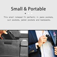 Libreta de Bolsillo A6 con Logotipo Personalizado, Encuadernación Cosida en PU, Mini Libreta Portátil de Negocios con Portaplumas para Oficina y Escuela