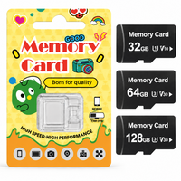 Kemasan & Logo Kustom Kartu Memori TF 32GB 64GB 128GB Penyimpanan Flash untuk Kamera Hewan Peliharaan Robot Perekam Suara Papan Tulis Kelas