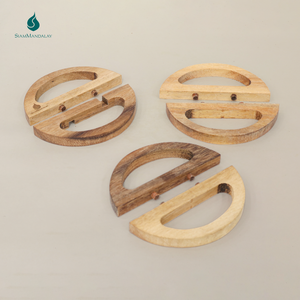 Global <b>Puzzle</b> Wooden 3D Sphere Disassembly <b>Puzzle</b> Multi-Piece Interlocking Globe Brain Teaser Spatial Logic Game for Kids Adults - Product Image 1