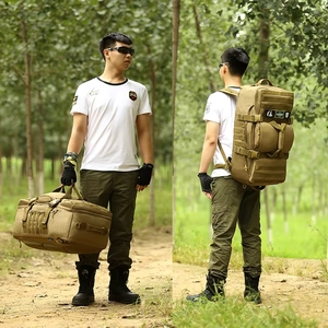 <span class=keywords><strong>Mochila</strong></span> Táctica Impermeable <span class=keywords><strong>de</strong></span> Gran Capacidad, <span class=keywords><strong>60</strong></span> <span class=keywords><strong>Litros</strong></span>, con Cierre <span class=keywords><strong>de</strong></span> Cremallera, Multiusos, para Caza, Montañismo y Viajes - Product Image 5