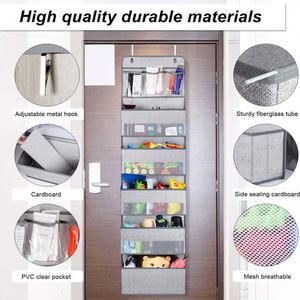 <b>Door</b> Hanging Organizers Closet Cabinet Storage with 5 Large Pockets and 3 Small PVC Pockets - Product Image 4