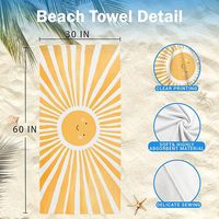 Wholesale Custom-made Children's Towels - Quick-drying Large Size Microfiber Beach and Swimming Towels Soft.
