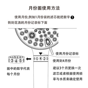 Juego de ducha con cabezal de ducha tipo lluvia de 180 mm y cabezal de pulverización manual de 120 mm, manguera de 1500 mm, prevención de la corrosión - Product Image 4