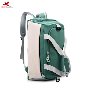 Sac de sport unisexe léger grande capacité, imperméable, avec compartiment à chaussures et séparation sec/humide, prêt à expédier, commande en gros mixte - Product Image 1