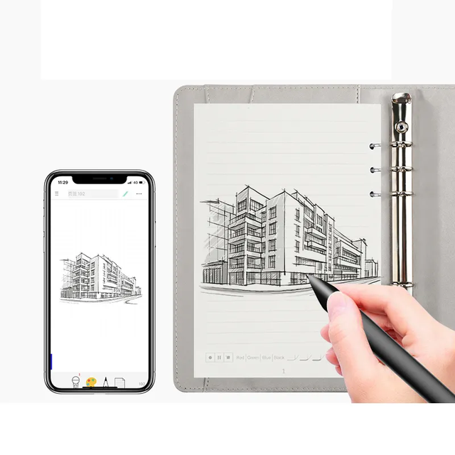 New Product AI Notebook Gift Set New Design Digital Writing Tablet Smart Notebook With Blue Tooth Smart Pen Connect App