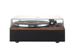 Máy ghi âm Vinyl với loa bàn xoay cổ điển cho Vinyl ghi bàn xoay điều khiển bằng dây đai hỗ trợ phát lại không dây 2 tốc độ - Product Image 2