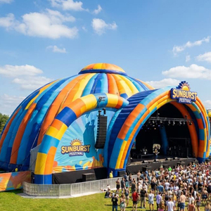 Portable Waterproof Inflatable Stage Cover Tent with Built-In Fan Durable Oxford Cloth Outdoor Events Stage for Music Festival - Product Image 6