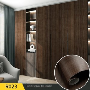 Panneaux muraux <span class=keywords><strong>en</strong></span> <span class=keywords><strong>PVC</strong></span> de la série bois moderne, moulures de plafond, <span class=keywords><strong>film</strong></span> décoratif d'enveloppement, longueur 1250 mm, épaisseur 0,12-0,16 mm, garantie 3 ans - Product Image 5