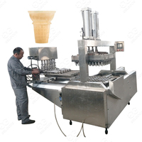Machine à cônes à glace GELGOOG, machine à cônes à glace en gaufrettes, machine à biscuits en gaufrettes
